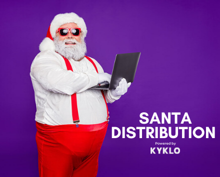 Santa distribution.