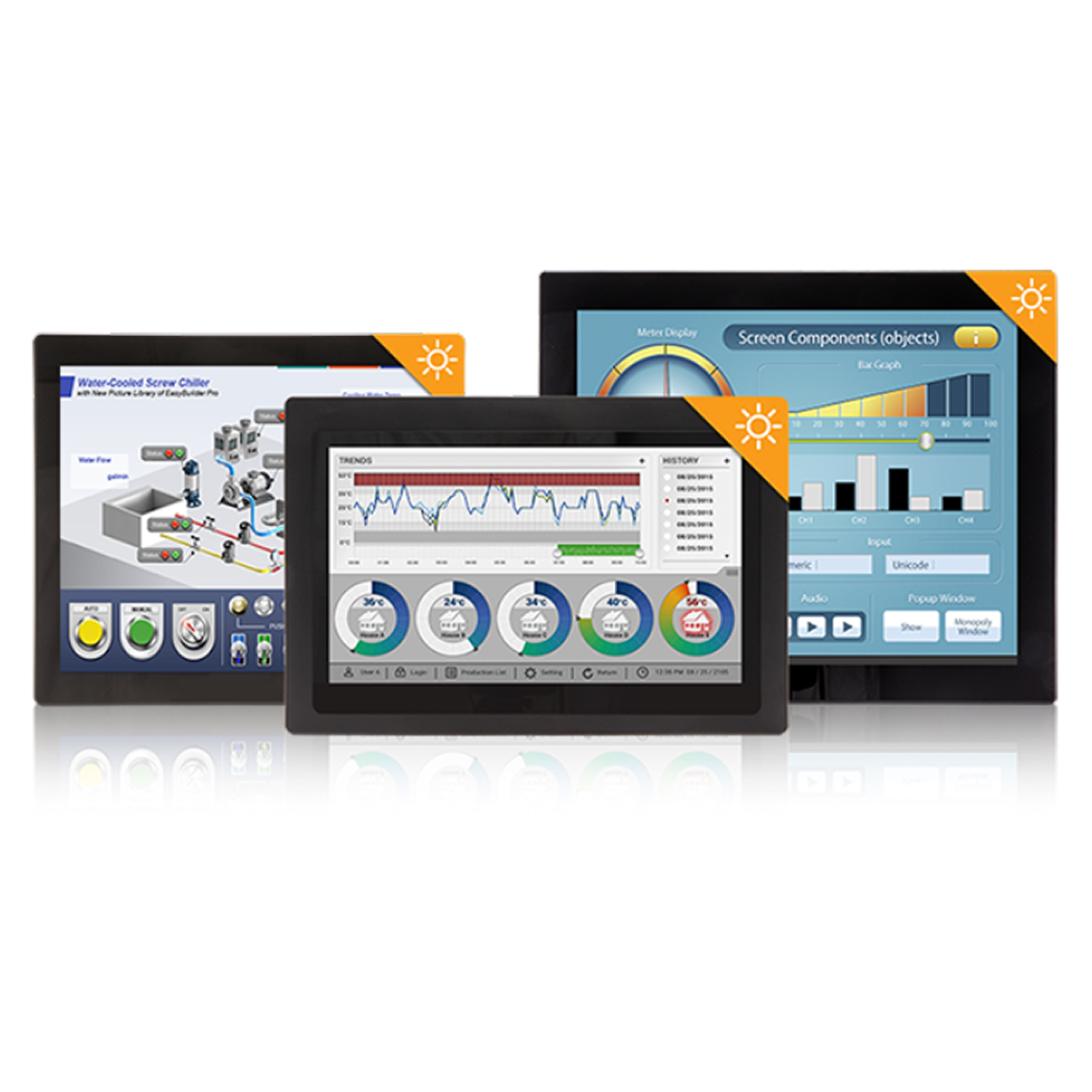 Maple Systems High-Brightness Touch Screen Panel PCs (Sunlight Readable Industrial Panel PC)