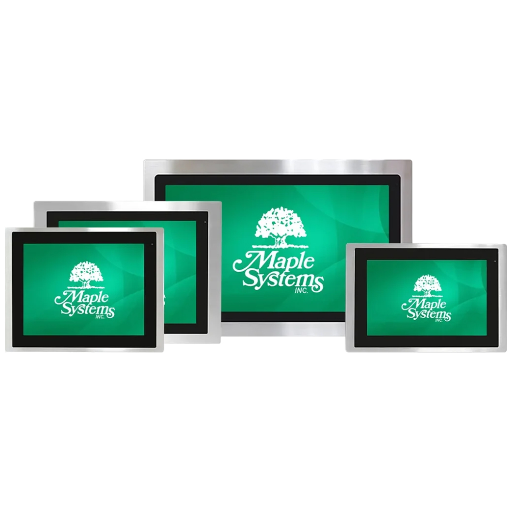Maple Systems Stainless steel touchscreen Panel PCs