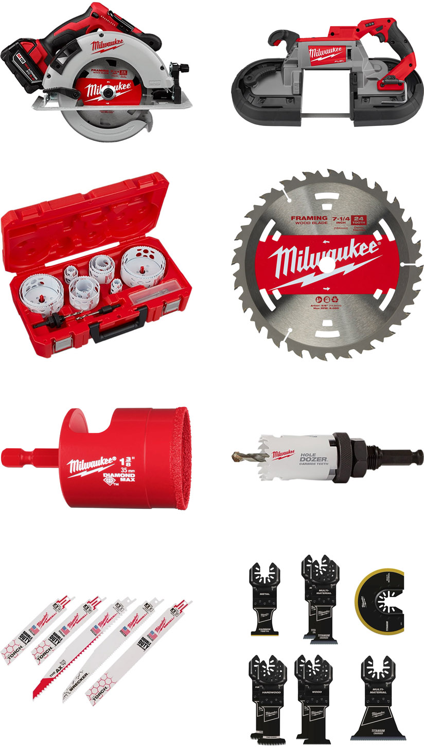 picture of Milwaukee products