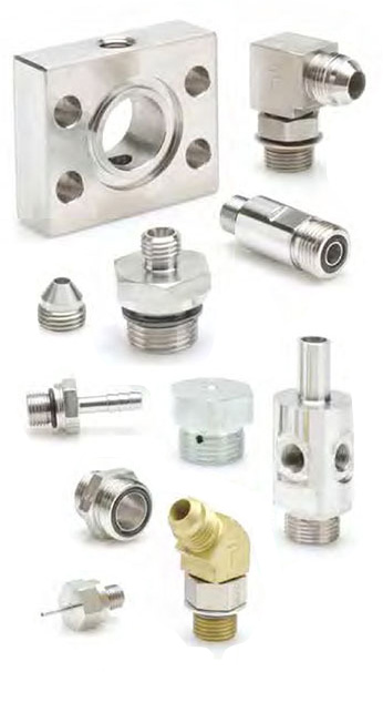 picture of a Parker Hannifin hydraulic fittings