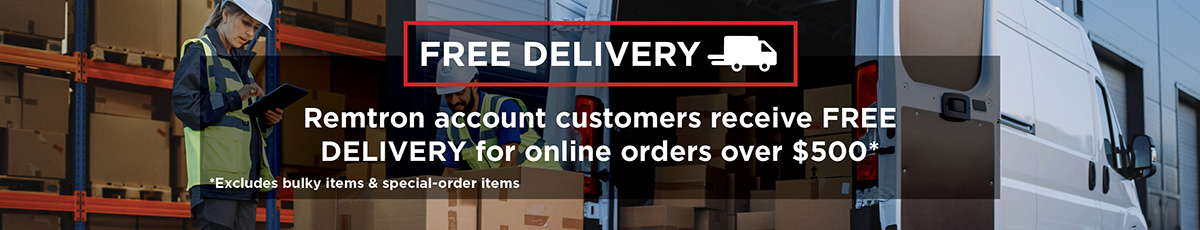 Free delivery banner
