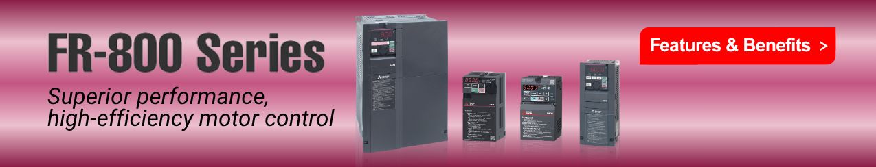 Mitsubishi Electric FR-800 Series Banner