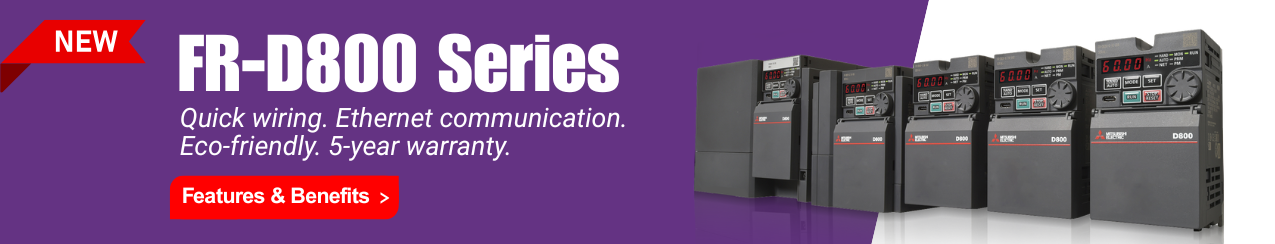 Mitsubishi Electric FR-D800 Series banner