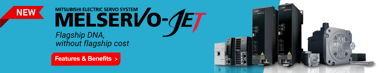 Mitsubishi Electric MELSERVO-JET Banner