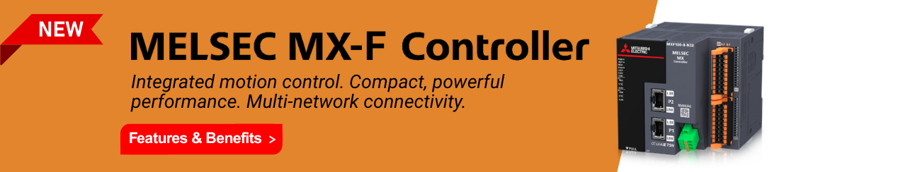 Mitsubishi Electric MELSEC MX-F Controller banner
